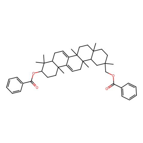 3,29-O-二苯甲酰氧基吡咯烷二醇,3,29-O-dibenzoyloxykarounidiol