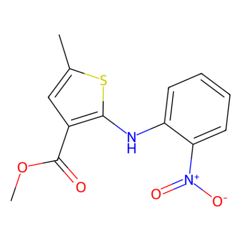 5-甲基-2-[(2-硝基苯基)氨基]-3-噻吩甲酸甲酯,5-Methyl-2-[(2-nitrophenyl)amino]-3-thiophenecarboxylic Acid Methyl Ester