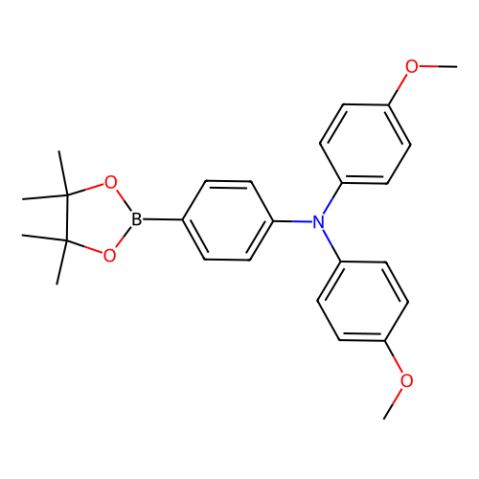 4-硼酸酯-4'4'-二甲氧基三苯胺,4-Methoxy-N-(4-methoxyphenyl)-N-(4-(4,4,5,5-tetramethyl-1,3,2-dioxaborolan-2-yl)phenyl)aniline