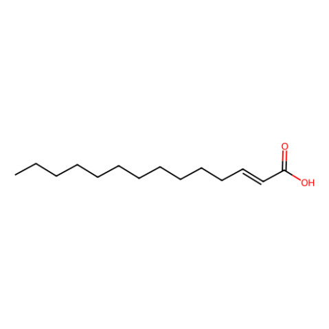 十四碳-2-烯酸,tetradec-2-enoic acid