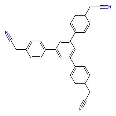 2,2'-(5'-(4-(氰甲基)苯基)-[1,1':3',1''-三联苯基]-4,4''-二基)二乙腈,2,2'-(5'-(4-(Cyanomethyl)phenyl)-[1,1':3',1''-terphenyl]-4,4''-diyl)diacetonitrile
