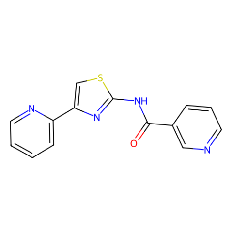 WAY-638430,3-Pyridinecarboxamide, N-[4-(2-pyridinyl)-2-thiazolyl]-