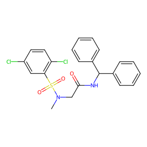 WAY-650334,N-(diphenylmethyl)-2-(N-methyl2,5-dichlorobenzenesulfonamido)acetamide