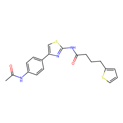 N-(4-(4-Acetamidophenyl)thiazol-2-yl)-4-(thiophen-2-yl)butanamide,N-(4-(4-Acetamidophenyl)thiazol-2-yl)-4-(thiophen-2-yl)butanamide