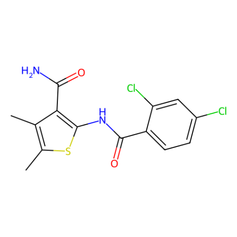 WAY-300744,3-Thiophenecarboxamide, 2-[(2,4-dichlorobenzoyl)amino]-4,5-dimethyl-