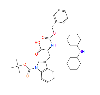 N-芐氧羰基-1-BOC-L-色氨酸 二環(huán)己基銨鹽,Z-TRP(BOC)-OH DCHA