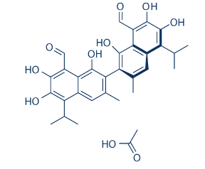 (R)-(-)-醋酸棉酚,(R)-(-)-Gossypol acetic acid