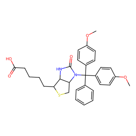 1-N-(4,4′-二甲氧基三苯甲基)-D-(+)-生物素,1-N-(4,4'-Dimethoxytrityl)-D-(+)-biotin