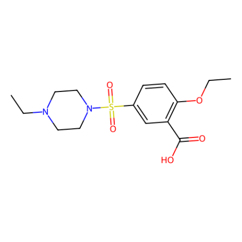 2-乙氧基-5-(4-乙基哌嗪-1-磺酰基)苯甲酸,2-ethoxy-5-(4-ethylpiperazin-1-yl)sulfonylbenzoic acid
