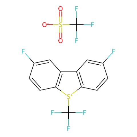 2,8-二氟-5-(三氟甲基)-5H-二苯并[b,d]噻吩-5-鎓三氟甲磺酸鹽,2,8-Difluoro-5-(trifluoromethyl)-5H-dibenzo[b,d]thiophen-5-ium Trifluoromethanesulfonate