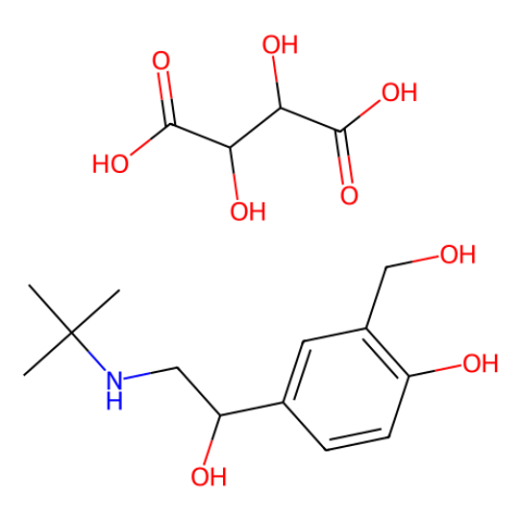 左旋沙丁胺醇酒石酸盐（2:1）,Levalbuterol tartrate