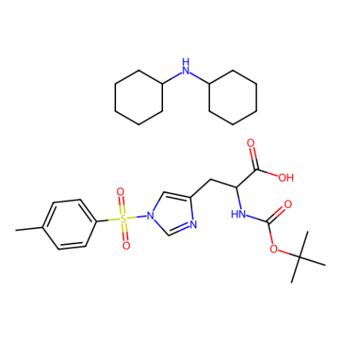 N-Boc-1-(p-甲苯磺酰基)-L-组氨酸 二环己基铵盐,N-Boc-1-(p-toluenesulfonyl)-L-histidine dicyclohexylammonium salt