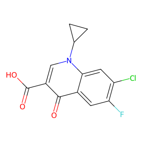 7-氯-1-环丙基-6-氟-1,4-二氢-4-氧代喹啉-3-羧酸,7-Chloro-1-cyclopropyl-6-fluoro-1,4-dihydro-4-oxoquinoline-3-carboxylic Acid
