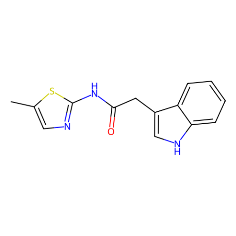 2-(1H-indol-3-yl)-N-(5-methyl-1,3-thiazol-2-yl)acetamide,2-(1H-indol-3-yl)-N-(5-methyl-1,3-thiazol-2-yl)acetamide