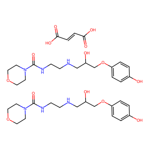 Xamoterol hemifumarate,β1-腎上腺素受體部分激動(dòng)劑,Xamoterol hemifumarate