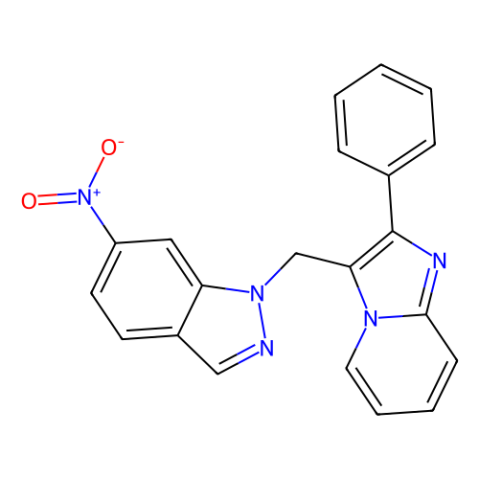 WAY-323240,6-Nitro-1-((2-phenylimidazo[1,2-a]pyridin-3-yl)methyl)-1H-indazole