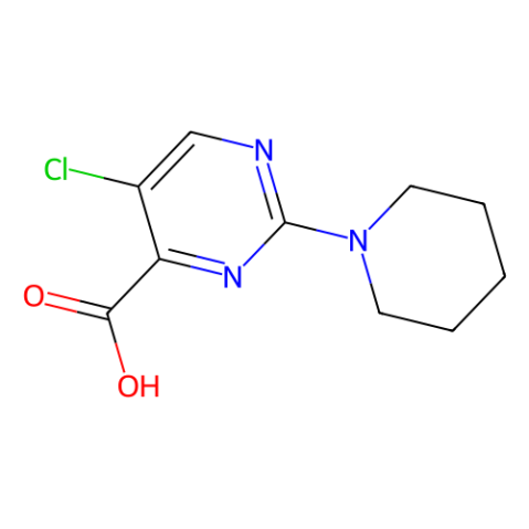 5-氯-2-（哌啶-1-基）嘧啶-4-羧酸,5-chloro-2-(piperidin-1-yl)pyrimidine-4-carboxylic acid