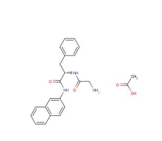 (S)-2-(2-氨基乙酰氨基)-N-(萘-2-基)-3-苯基丙酰胺 醋酸鹽,(S)-2-(2-Aminoacetamido)-N-(naphthalen-2-yl)-3-phenylpropanamide acetate