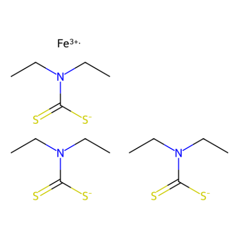 二乙基二硫代氨基甲酸铁(III),Iron(III) Diethyldithiocarbamate