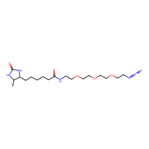 去硫生物素-PEG3-叠氮化物,Desthiobiotin-PEG3-Azide