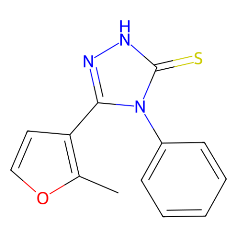 5-(2-甲基-3-呋喃)-4-苯基-4H-1,2,4-三唑-3-硫醇,5-(2-methyl-3-furyl)-4-phenyl-4H-1,2,4-triazole-3-thiol