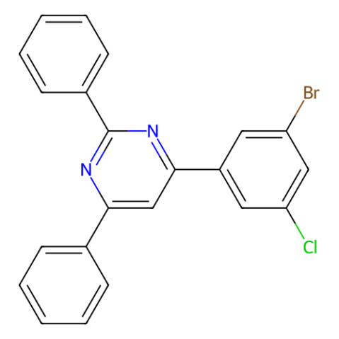 4-(3-溴-5-氯苯基)-2,6-二苯基嘧啶,4-(3-Bromo-5-chlorophenyl)-2,6-diphenylpyrimidine