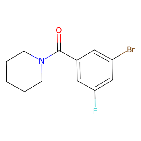 (3-溴-5-氟苯基)(哌啶-1-基)甲酮,(3-Bromo-5-fluorophenyl)(piperidin-1-yl)methanone