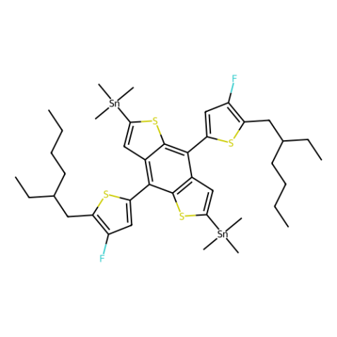 (4,8-双(5-(2-乙基己基)-4-氟噻吩-2-基)苯并[1,2-b:4,5-b']二噻吩-2,6-二基)双(三甲基锡烷),(4,8-Bis(5-(2-ethylhexyl)-4-fluorothiophen-2-yl)benzo[1,2-b:4,5-b']dithiophene-2,6-diyl)bis(trimethylstannane)