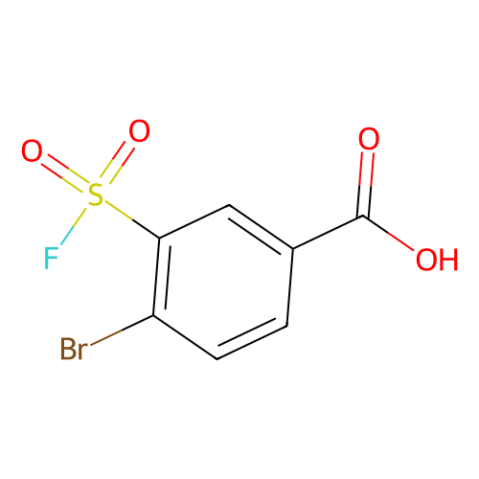 4-溴-3-(氟磺?；?苯甲酸,4-Bromo-3-(fluorosulfonyl)benzoic acid