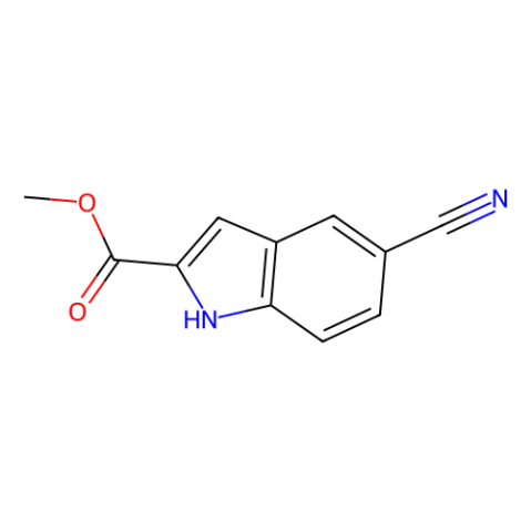 5-氰基-1H-吲哚-2-羧酸甲酯,Methyl 5-cyano-1H-indole-2-carboxylate