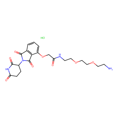 沙利度胺4'-氧乙酰胺-PEG2-胺 鹽酸鹽,Thalidomide-O-amido-PEG2-C2-NH2 hydrochloride