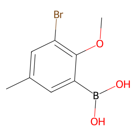 (3-溴-2-甲氧基-5-甲基苯基)硼酸（含不等量酸酐）,(3-Bromo-2-methoxy-5-methylphenyl)boronic acid（contains varying amounts of Anhydride）