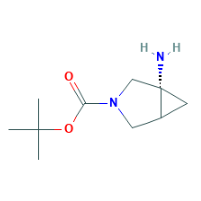 （1R）-1-氨基-3-氮杂双环[3.1.0]己烷-3-羧酸叔丁酯,tert-butyl (1R)-1-amino-3-azabicyclo[3.1.0]hexane-3-carboxylate