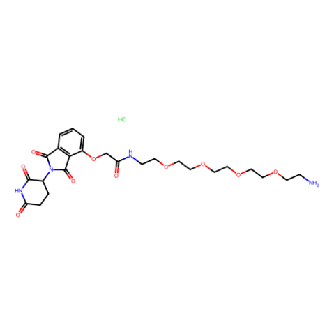 Thalidomide-O-amido-PEG4-C2-NH2 hydrochloride,Thalidomide-O-amido-PEG4-C2-NH2 hydrochloride