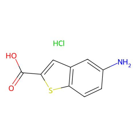 5-氨基-1-苯并噻吩-2-羧酸盐酸盐,5-amino-1-benzothiophene-2-carboxylic acid hydrochloride