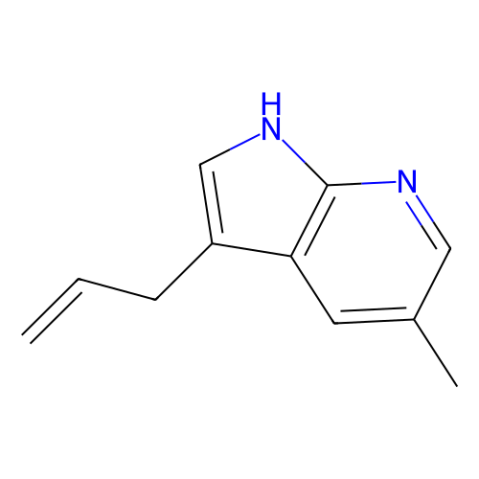 3-烯丙基-5-甲基-1H-吡咯并[2,3-b]吡啶,3-Allyl-5-methyl-1H-pyrrolo[2,3-b]pyridine