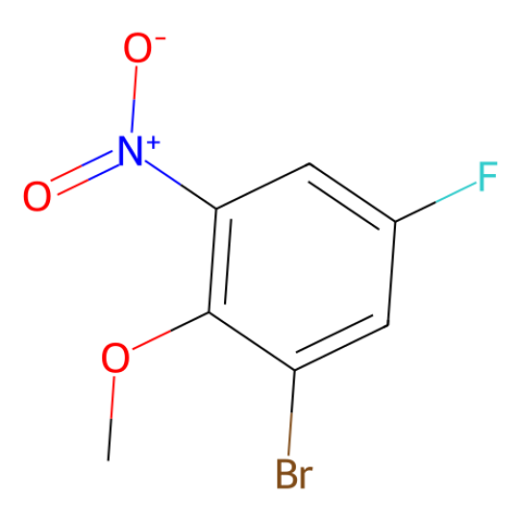 2-溴-4-氟-6-硝基苯甲醚,2-Bromo-4-fluoro-6-nitroanisole