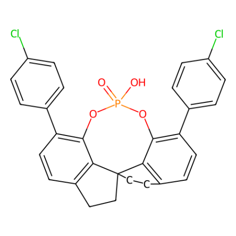 （11aS）-3,7-双（4-氯苯基）-10,11,12,13-四氢-5-羟基-二茚基[7,1-de：1''，7''-fg] [1， 3,2]二氧杂磷杂八环,(11aS)-3,7-Bis(4-chlorophenyl)-10,11,12,13-tetrahydro-5-hydroxy-diindeno[7,1-de:1'',7''-fg][1,3,2]dioxaphosphocin