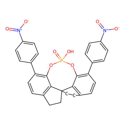 （11aS）-3,7-双（4-硝基苯基）-10,11,12,13-四氢-5-羟基-5-氧二茚并[7,1-de:1''，7'-fg][1,3,2]二氧磷杂八环,(11aS)-3,7-Bis(4-nitrophenyl)-10,11,12,13-tetrahydro-5-hydroxy-5-oxide-diindeno[7,1-de:1'',7''-fg][1,3,2]dioxaphosphocin