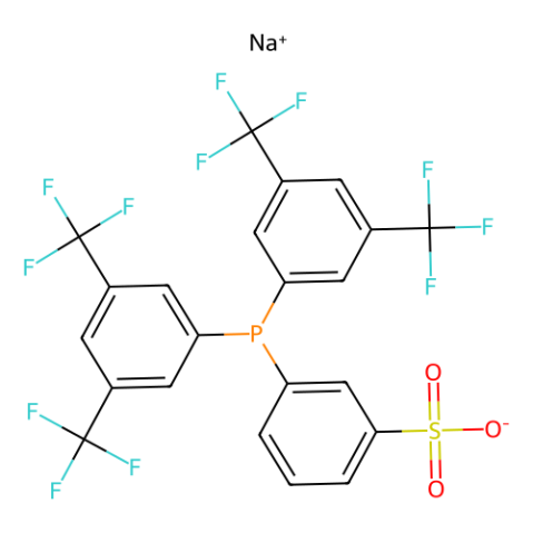 雙（3,5-二-三氟甲基苯基）（3-磺酸基苯基）膦，鈉鹽,Bis(3,5-di-trifluoromethylphenyl)(3-sulfonatophenyl)phosphine, sodium salt