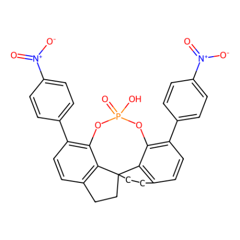 （11aR）-3,7-双（4-硝基苯基）-10,11,12,13-四氢-5-羟基-5-氧二茚并[7,1-de:1''，7'-fg][1,3,2]二氧磷杂八环,(11aR)-3,7-Bis(4-nitrophenyl)-10,11,12,13-tetrahydro-5-hydroxy-5-oxide-diindeno[7,1-de:1'',7''-fg][1,3,2]dioxaphosphocin