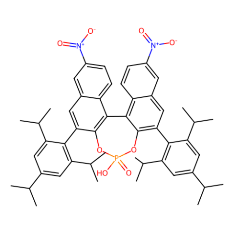 （11bR）-4-羟基-9,14-二硝基-2,6-双[2,4,6-三（1-甲基乙基）苯基]-4-氧化物-二萘并[2,1-d：1'' ，2′′-f] [1,3,2]二恶唑磷平,(11bR)-4-Hydroxy-9,14-dinitro-2,6-bis[2,4,6-tris(1-methylethyl)phenyl]-4-oxide-Dinaphtho[2,1-d:1'',2''-f][1,3,2]dioxaphosphepin