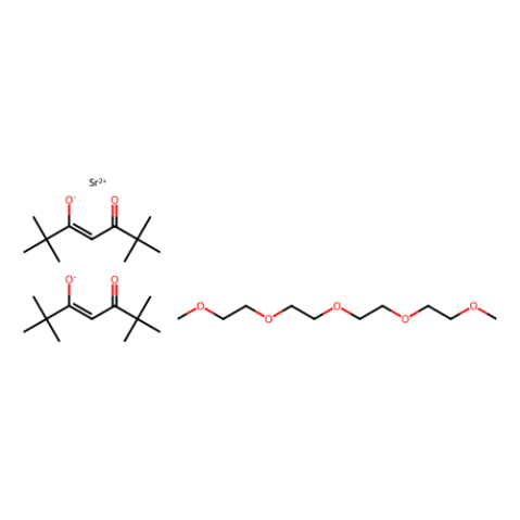 雙（2,2,6,6-四甲基-3,5-庚二酮基）鍶四甘醇二甲酸酯加合物,Bis(2,2,6,6-tetramethyl-3,5-heptanedionato)strontium tetraglyme adduct