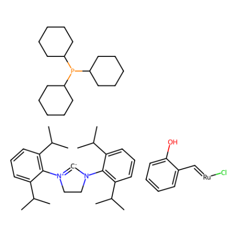 [1,3-双（2,6-二-异丙基苯基）咪唑烷基-2-亚甲基）（三环己基膦）-（2-氧代亚苄基）氯化钌（II）LatMet SIPr,[1,3-Bis(2,6-di-i-propylphenyl)imidazolidin-2-ylidene)(tricyclohexylphosphine)-(2-oxobenzylidene)ruthenium(II) chloride LatMet SIPr