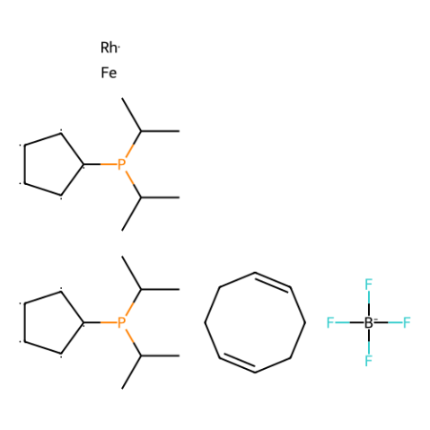 1,1''-双（二-异丙基膦基）二茂铁（1,5-环辛二烯）铑（I）,1,1''-Bis(di-i-propylphosphino)ferrocene(1,5-cyclooctadiene)rhodium(I) tetrafluoroborate
