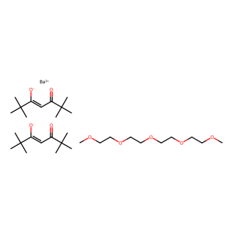 双（2,2,6,6-四甲基-3,5-庚二酮基）钡四甘醇二甲酸酯加合物,Bis(2,2,6,6-tetramethyl-3,5-heptanedionato)barium tetraglyme adduct