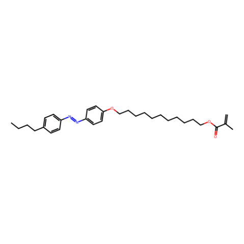 甲基丙烯酸11-[4-(4-丁基苯偶氮)苯氧基]十一烷基酯,11-[4-(4-Butylphenylazo)phenoxy]undecyl Methacrylate