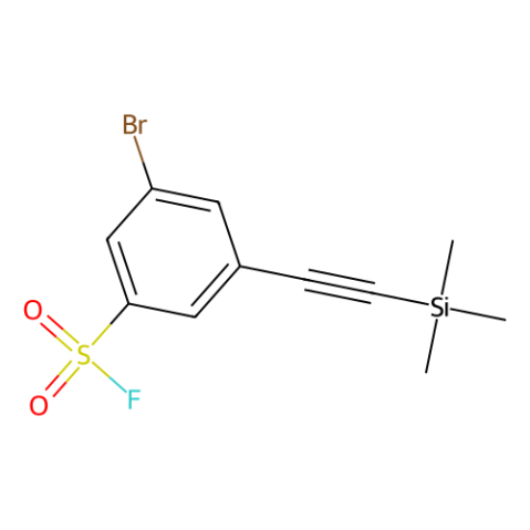 3-溴-5-((三甲基甲硅烷基)乙炔基)苯磺酰氟,3-Bromo-5-((trimethylsilyl)ethynyl)benzenesulfonyl fluoride