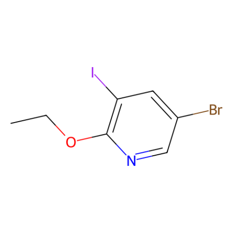 5-溴-2-乙氧基-3-碘-吡啶,5-Bromo-2-ethoxy-3-iodo-pyridine