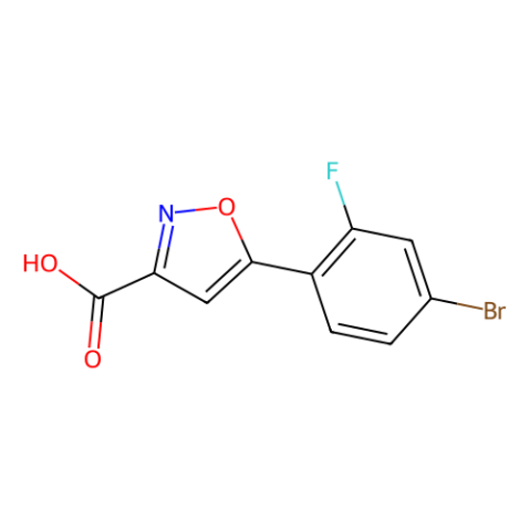 5-(4-溴-2-氟苯基)異惡唑-3-羧酸,5-(4-Bromo-2-fluorophenyl)isoxazole-3-carboxylic acid